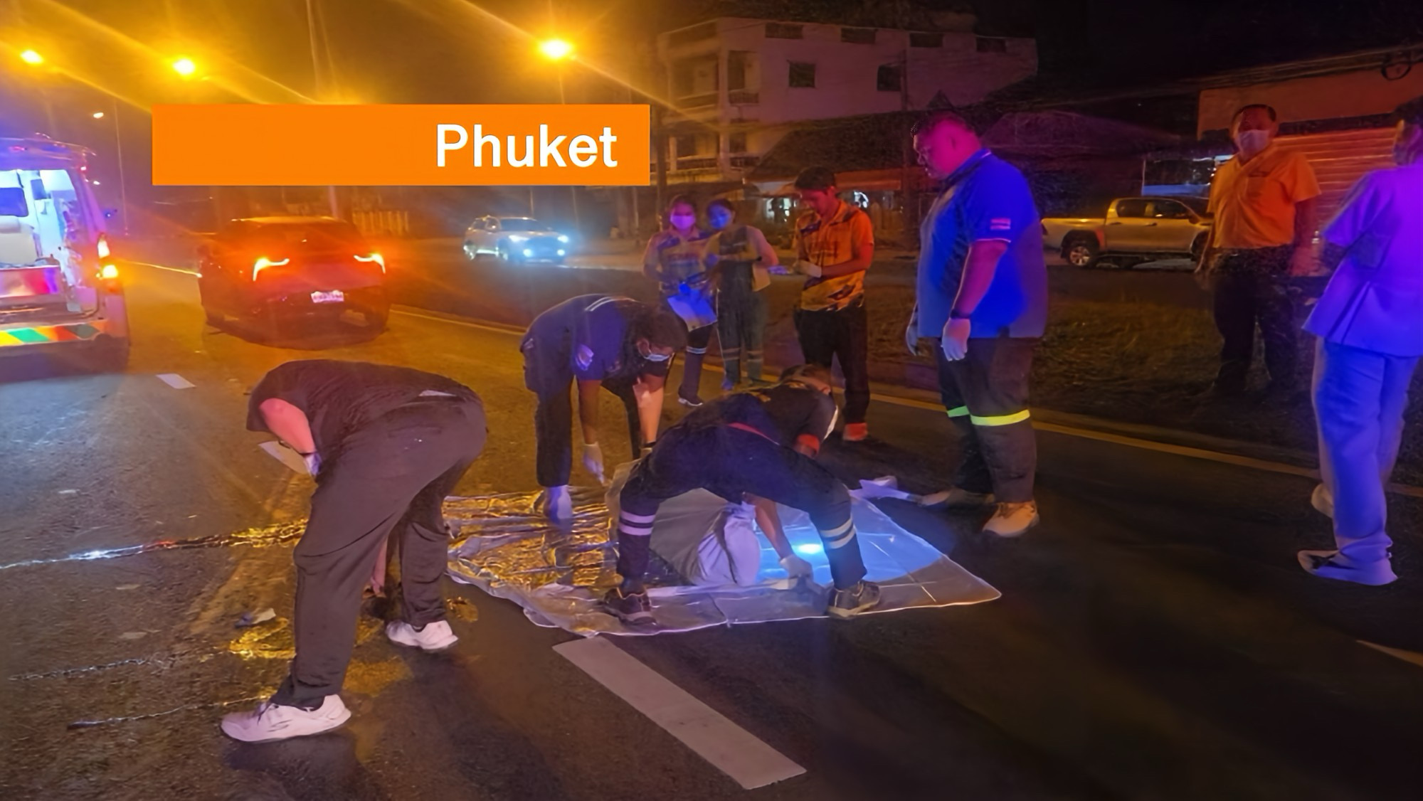 Bestuurder gezocht na dodelijke aanrijding van toeriste op het Thaise eiland Phuket.