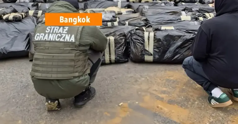 Polen en Duitsland hebben een flinke slag geslagen in de strijd tegen cannabis-smokkel uit Thailand.