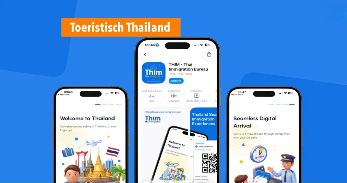 Thailand introduceert nieuwe immigratie-app om registratie van buitenlandse reizigers te vereenvoudigen.