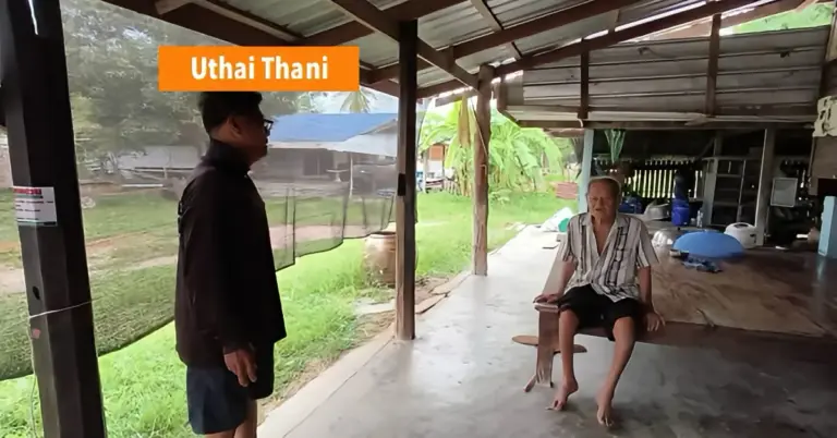100-Jarige opa in Thailand deelt zijn geheim voor een lang en gelukkig leven.