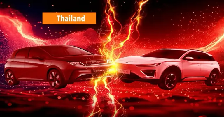 Thailand vreest toestroom elektrische voertuigen uit China, dat botst tegen de Thaise strategie van handel.