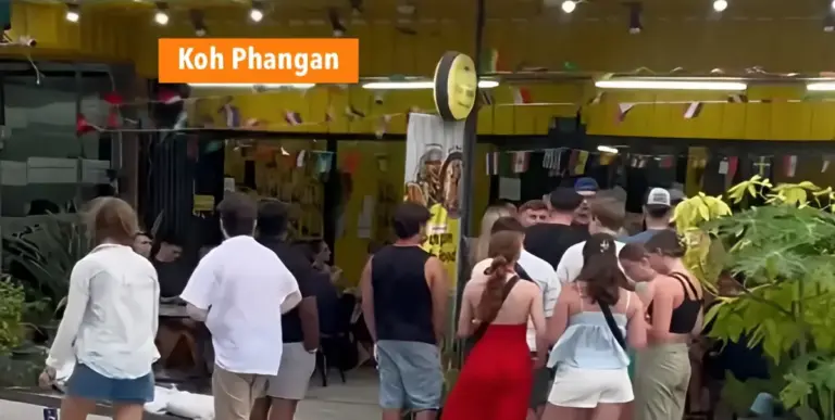 Een Thaise restaurant in Zuid-Thailand zit weer iedere avond gezellig vol, na het weigeren van Israëlische toeristen.
