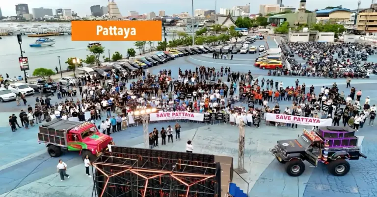 Inwoners van Pattaya willen gerechtigheid en eisen excuses van de vooraanstaande politicoloog, Khun Sirote Klampaiboon.