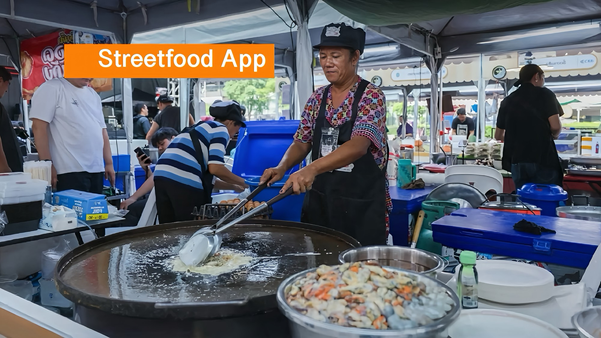 Thailand gaat volledig los met de gloednieuwe Thai Street Gold Star-app, een ware revolutie in de wereld van streetfood!