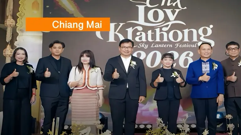 Opmerkelijk Thailand; Chiang Mai promoot tijdens Loy Kratong het oplaten van wensballonnen terwijl stad ze in 2019 verbood.