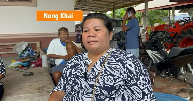 Haar moederhart brak, maar kreeg hoop nadat dochter levend  na dodelijke brand in brouwerij in de hoofdstad van Thailand werd aangetroffen.
