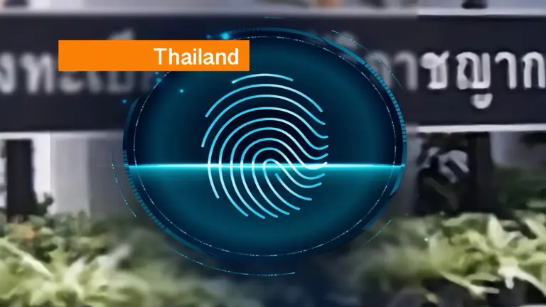 Thailand vereist vingerafdrukken voor negen soorten justitiële antecedenten.