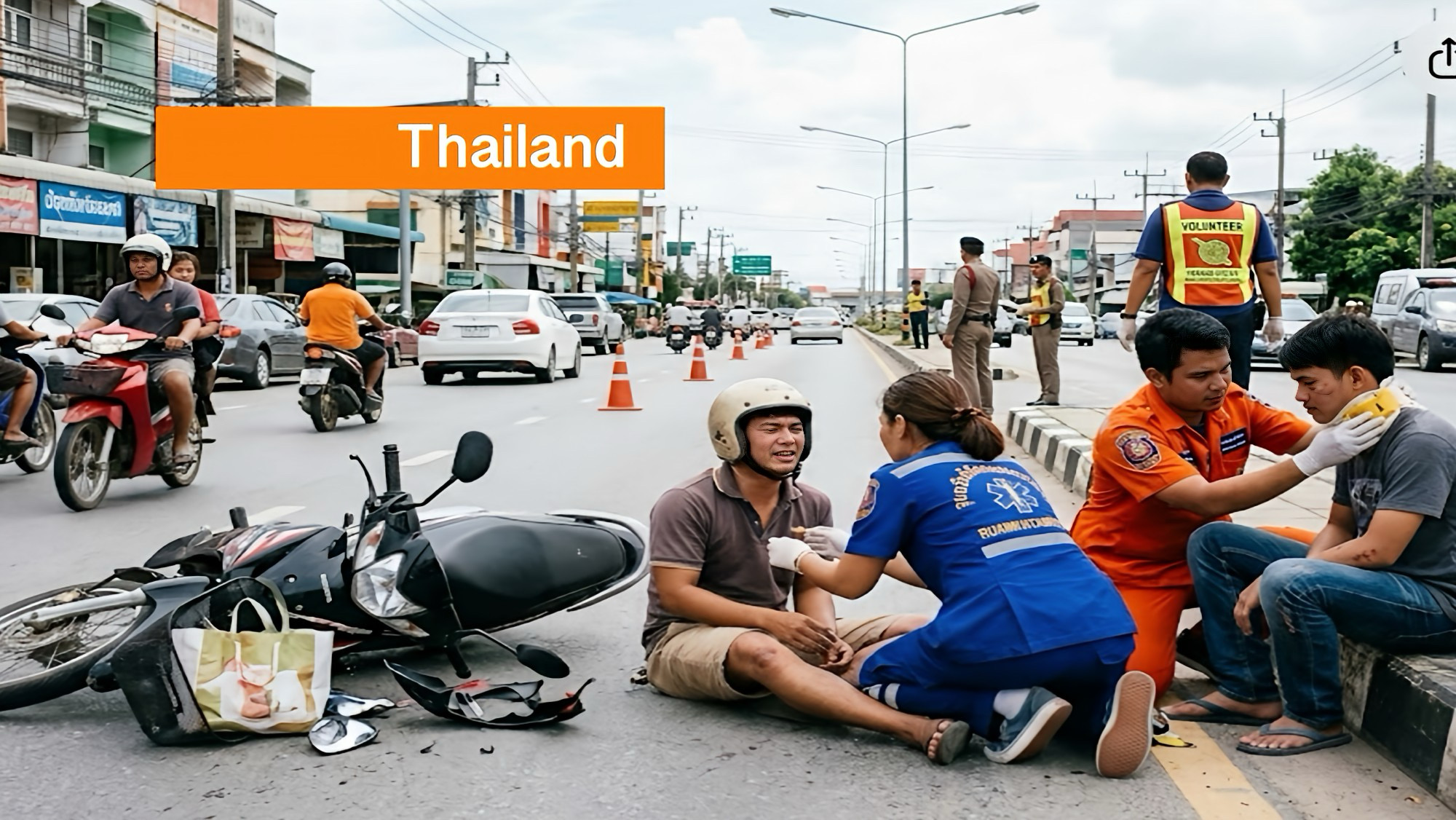 Thailand promoot wegveiligheid bij VN ondanks dat het land zelf hoge verkeersslachtoffers telt.