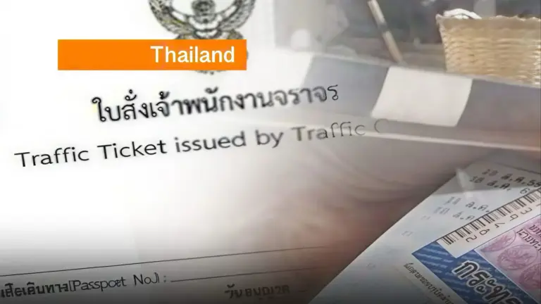 Thailand koppelt onbetaalde verkeersboetes aan de kentekenbelasting.