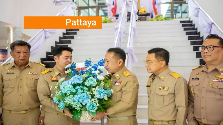 Khun Poramet Ngampichet begint aan zijn tweede termijn als burgemeester van Pattaya.