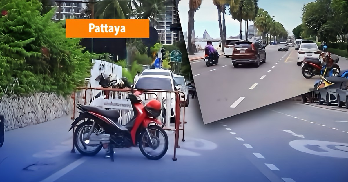 Gemeente Pattaya pakt vanaf 1 augustus het illegaal parkeren op de Beach Road aan.