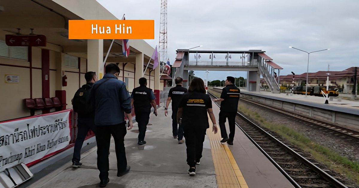 Douane Prachuap Khiri Kan vindt wild zwijnkarkassen en gesmokkelde drank bij treincontrole naar Bangkok.