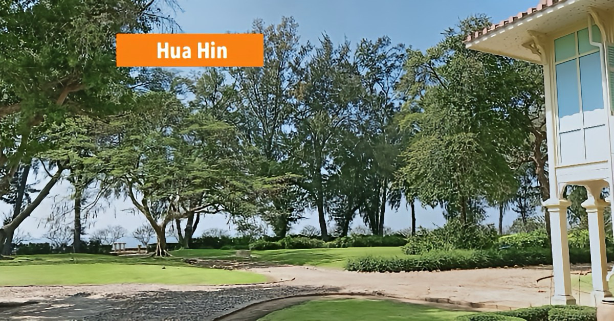 De burgemeester van Hua Hin inspecteerde vanochtend het Queen Sirikit Royal Park bij het Wang Klai Kangwon-paleis.