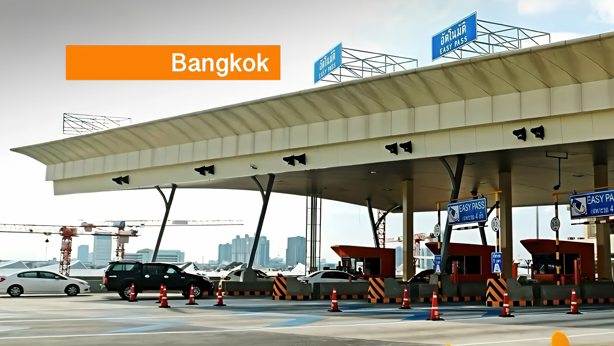 Tolvrij reizen op drie snelwegen in Groot-Bangkok tijdens komende feestdagen.