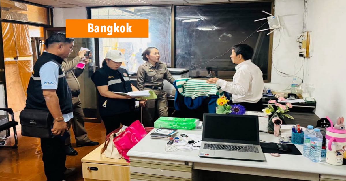 Chinese investeerder in Oost-Thailand aangehouden voor het runnen van een schijnconstructie.