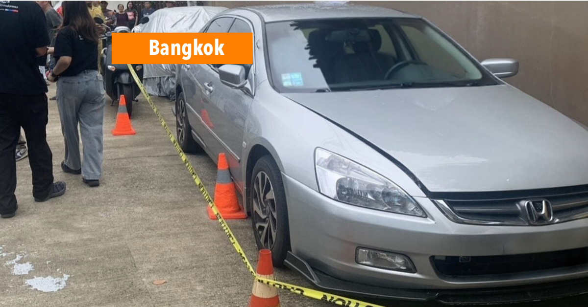 De politie van Bangkok onderzoekt de dood van stel na seksuele activiteiten in een Honda Accord.