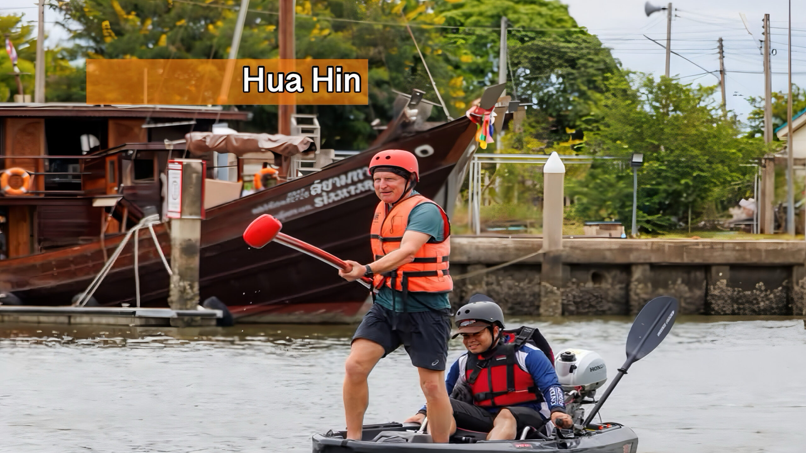 Het spectaculaire steekspel op het water keert terug naar Hua Hin Racer Marina.