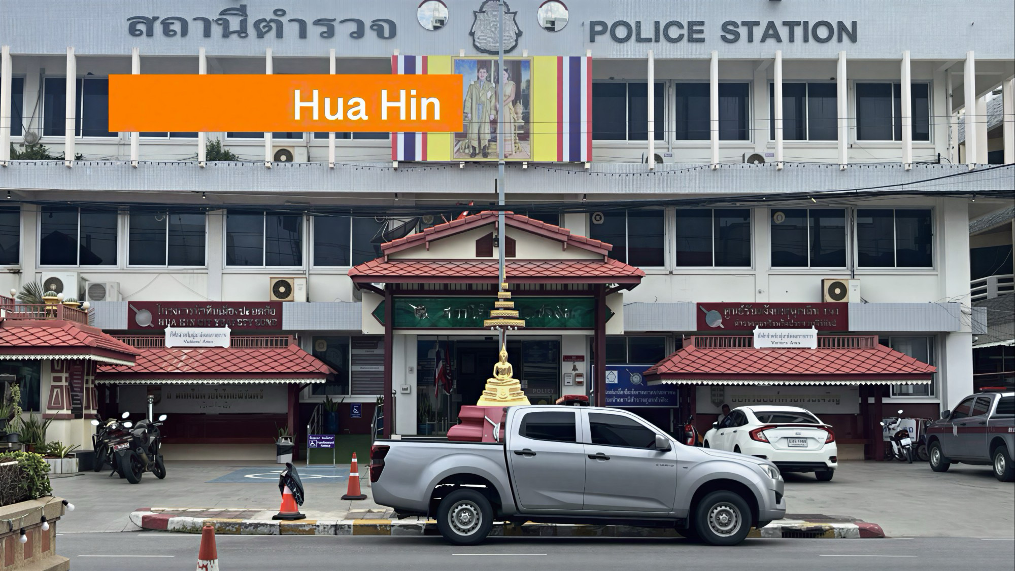 In navolging van de autoriteiten elders in Thailand, controleert de politie en immigratiedienst nu ook de schijnconstructies in Hua Hin.