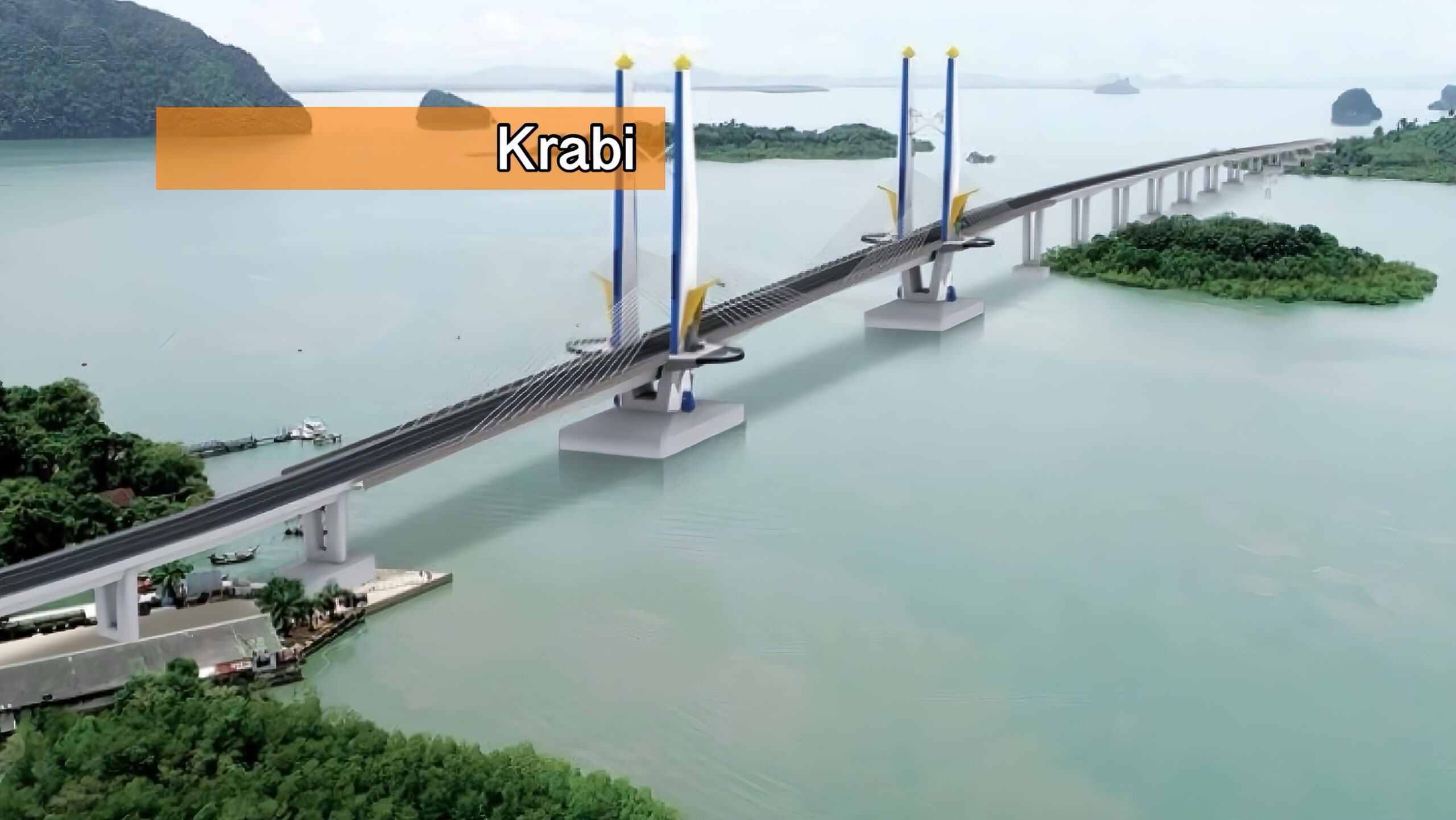 Is het plan om een brug tussen Krabi en Koh Lanta in Zuid-Thailand te bouwen, een brug te ver?