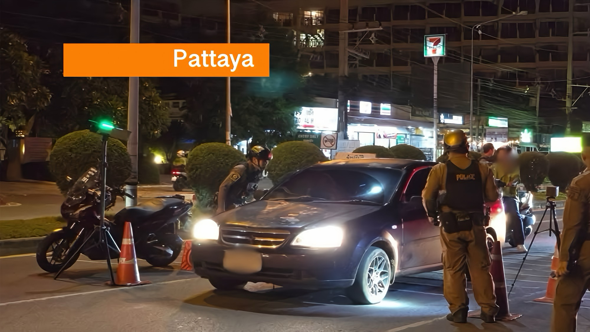 Preventie 2.0 in Pattaya, de politie zet AI-camera’s in voor allesziende nachtelijke controles.