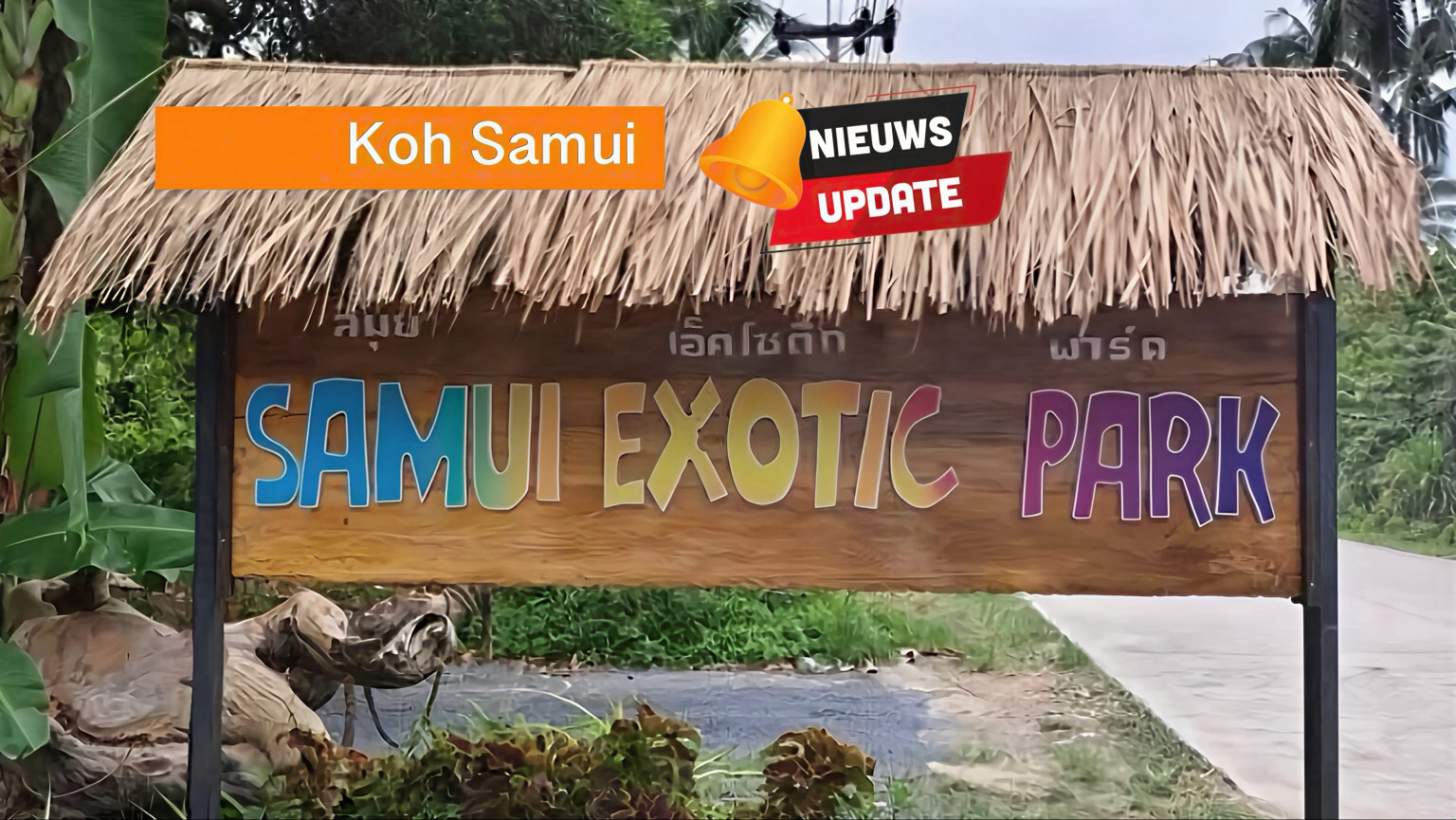 UPDATE | De intimidatie van het management van het “Samui Exotic Park” in Zuid-Thailand neemt toe. 