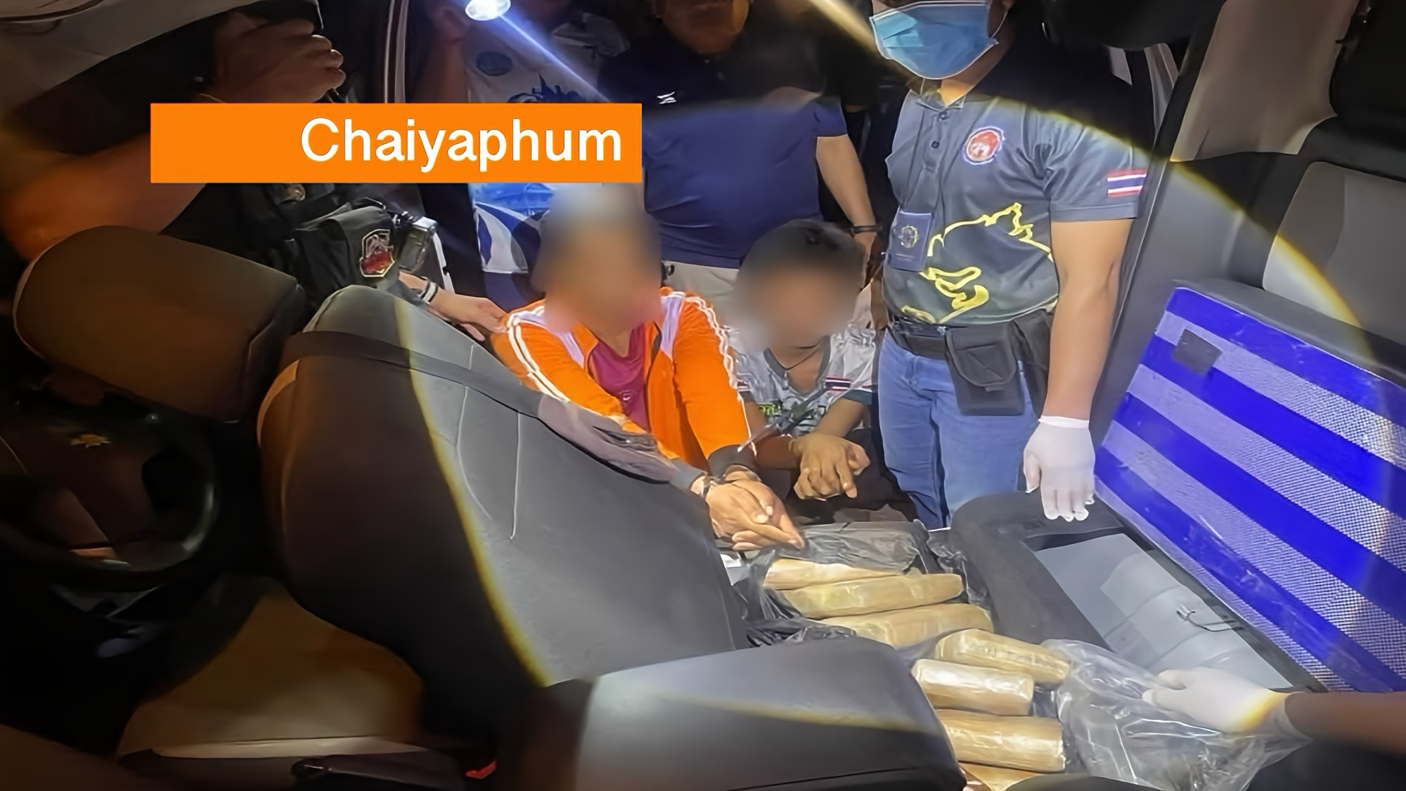 Gevalletje van pech in Noordoost-Thailand: 80.000 meth‑pillen op Moederdag in beslag genomen.