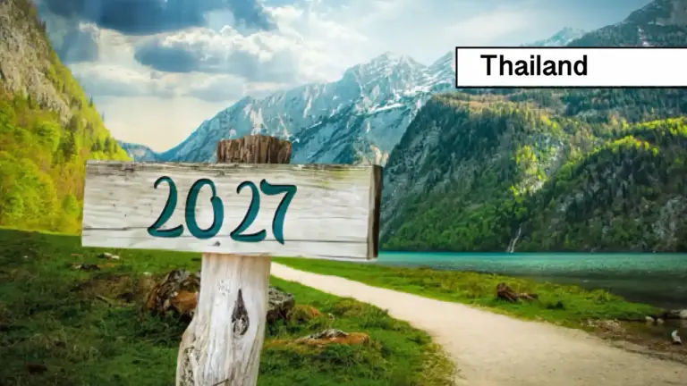 Thailand trakteert in 2027 (2070) op 18 officiële feestdagen en acht smakelijke lange weekends; tijd voor strandbezoek of gewoon lekker uitslapen.