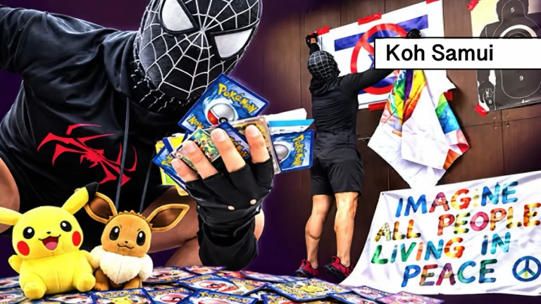 In Zuid-Thailand zoemt de vraag rond, wie krijgt het ingezamelde geld voor de op Koh Samui gearresteerde “Franse Spiderman”.