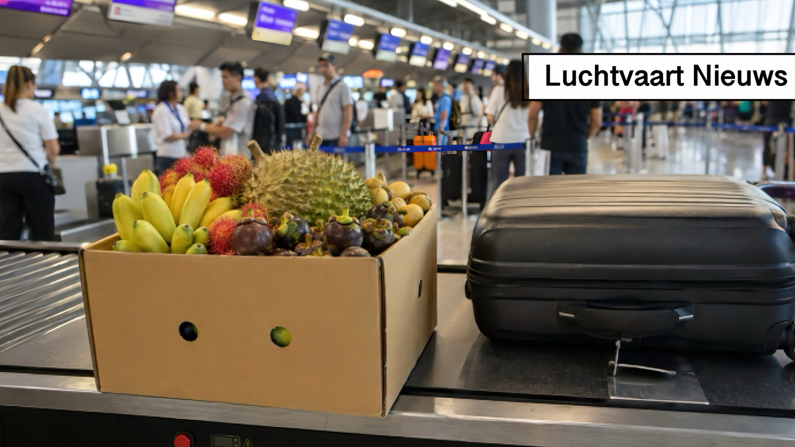 Thailand schenkt reizigers 10 kg extra bagage, maar wel alleen fruit.