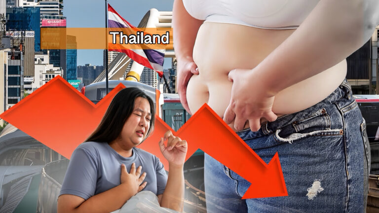 Thailand worstelt met groeiend obesitas probleem, maar ook daar geldt…ieder pondje gaat door het mondje.