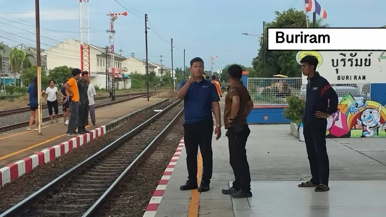 Man komt in Noordoost-Thailand om het leven nadat hij door een goederentrein is geraakt.