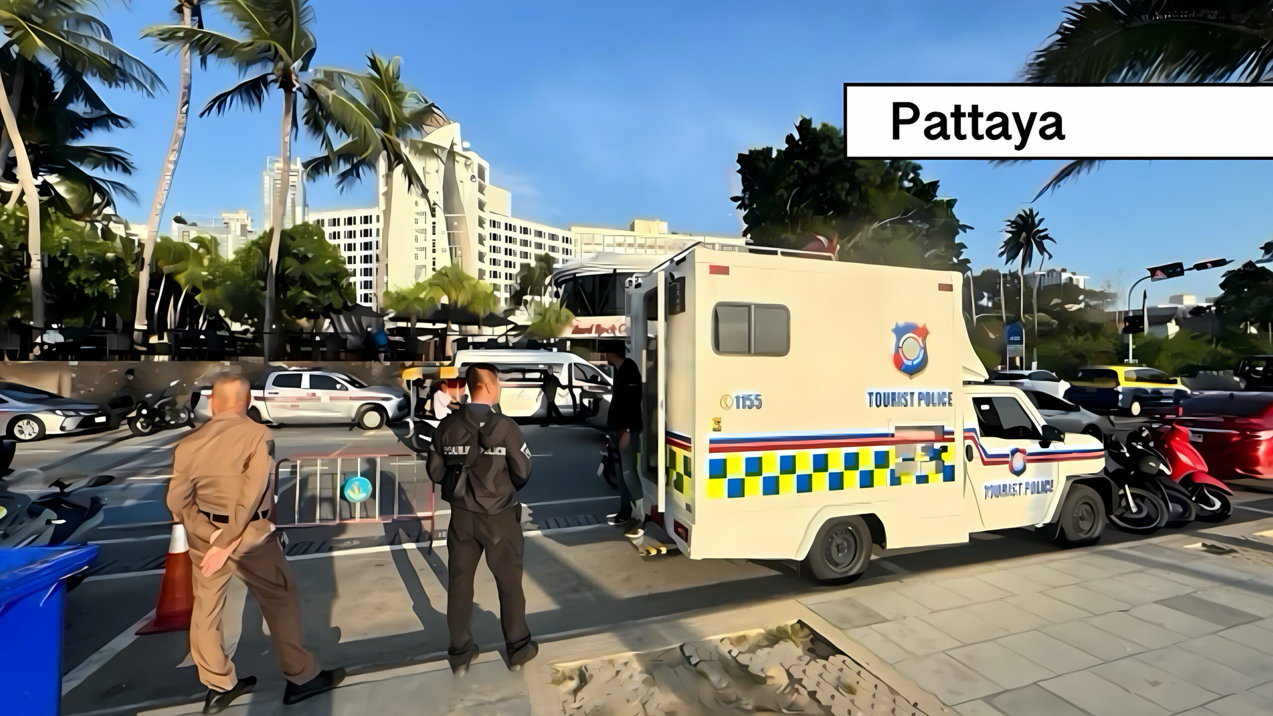 Touristenpolitie Pattaya vergroot veiligheid en gastvrijheid met drones.