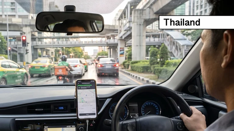 De ritten app’s in Thailand gaan punten verliezen punten bij overtredingen.