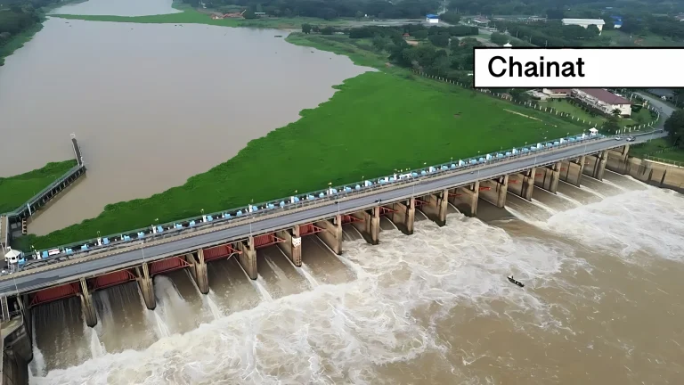 De Chao Phraya-dam in Centraal-Thailand verhoogt de waterafvoer naar 1.200 m³/s en waarschuwt dat het waterniveau ruim een halve meter zal stijgen.