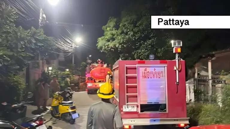 14-jarige Meisje redt broertje, grootmoeder en zeven katten uit een vuurzee in Pattaya.